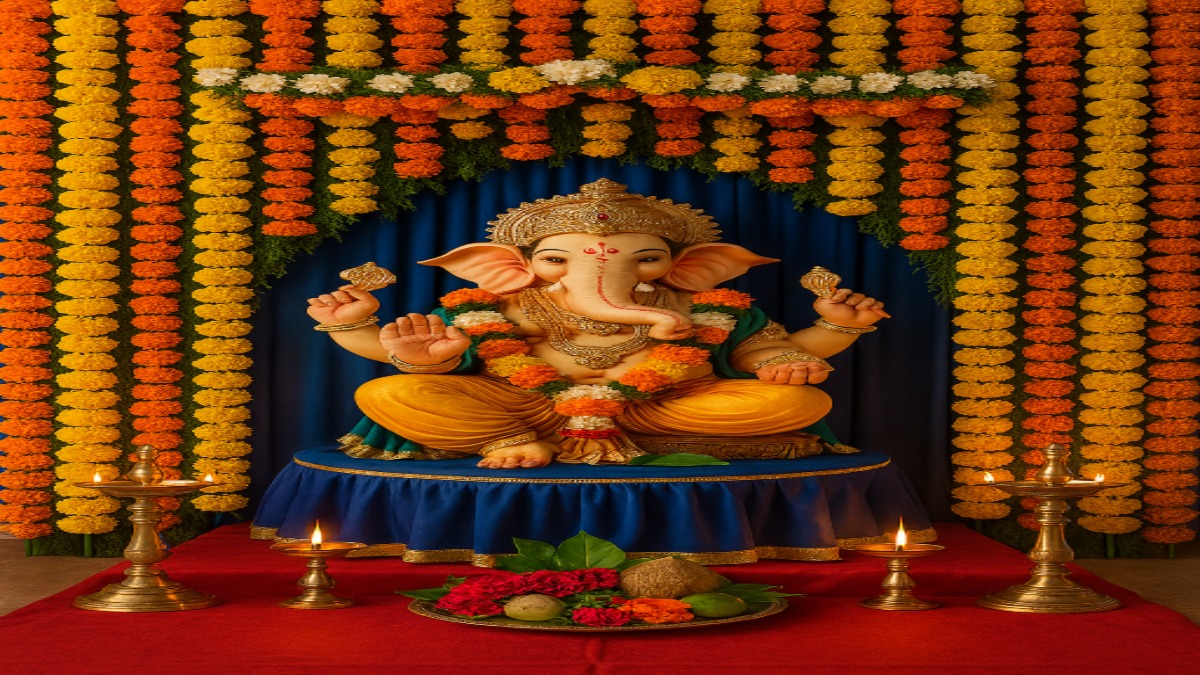 ganpati decoration